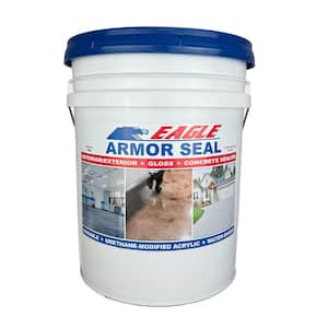 5 Gal. Armor Seal Urethane Modified Acrylic Glossy Durable Water-Based Clear Concrete Sealer