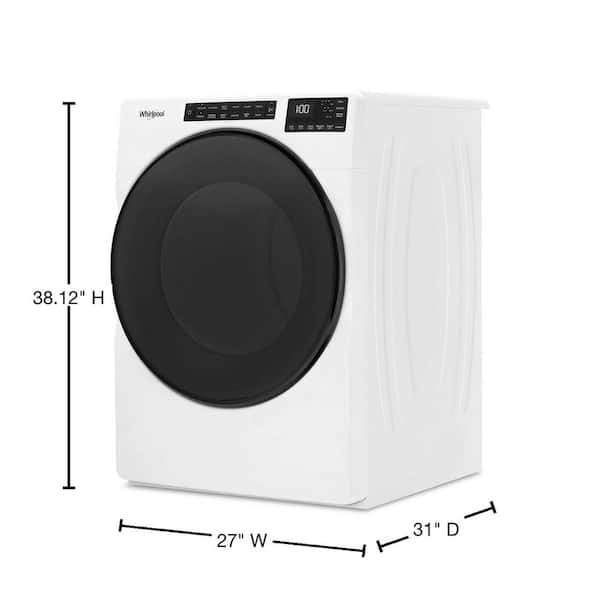 Maytag Part # MGD6630HW - Maytag 7.3 Cu. Ft. 120-Volt White Stackable Gas  Vented Dryer With Steam And Quick Dry Cycle, Energy Star - Gas Dryers -  Home Depot Pro
