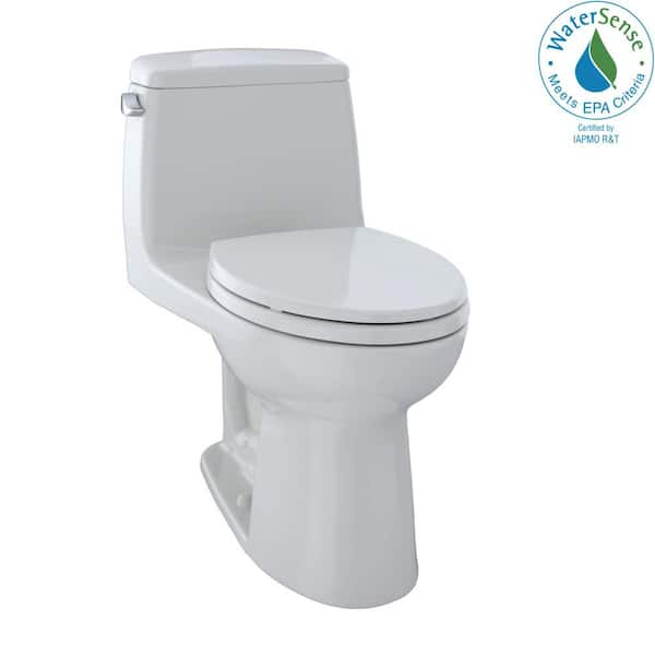 TOTO Eco UltraMax 1-Piece 1.28 GPF Single Flush Elongated Toilet in Colonial White