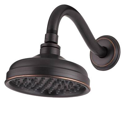 Venetian Bronze FreeShip 6/" Shower Arm /& Flange-Wall-Mounted Fixed Shower Head
