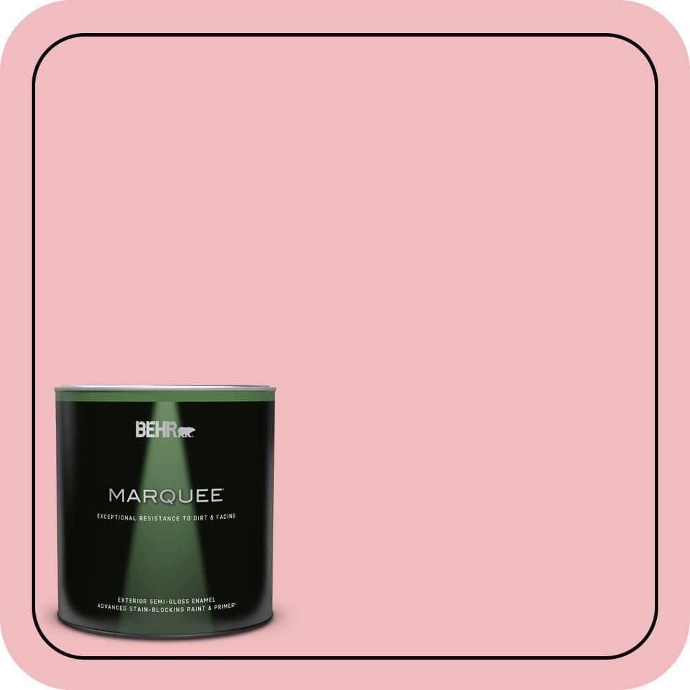 1 qt. #P160-2 Blush Rush Semi-Gloss Enamel Exterior Paint & Primer price history on PriceWatchPro