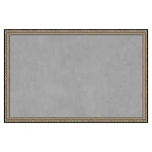 Parisian Silver 34 in. x 22 in. Framed Magnetic Board