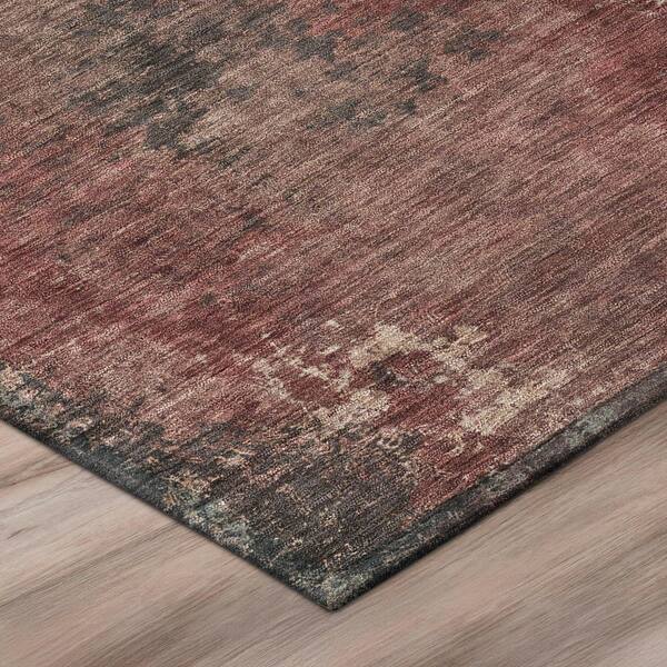 Chantille Machine Washable Indoor/Outdoor Abstract ACN3135 Garnet 2 ft. x 3 ft. Accent Rug