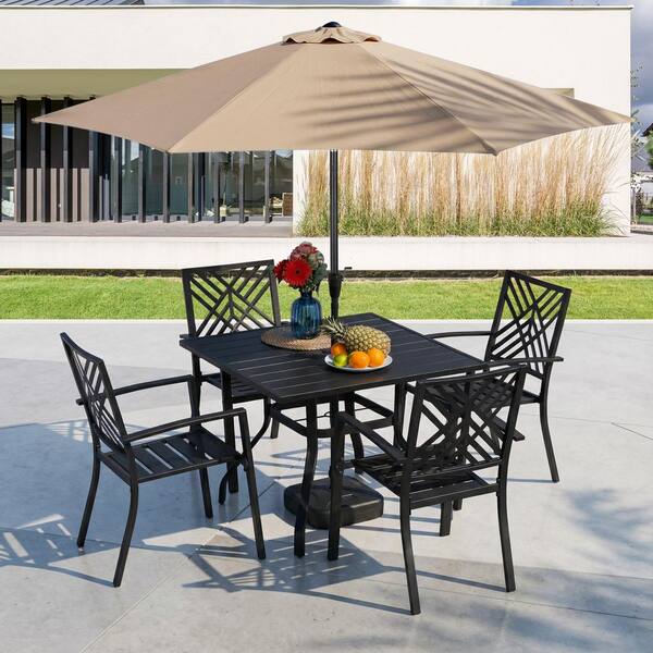 gray patio umbrella with base PURPLE LEAF 10ft Durable Outdoor Umbrella, UV Umbrella, Grey, Garden Sun Type_daypack Color:Camosaurus Matte Gray/Silver to solution for enjoying Osprey Farpoint 55 Travel