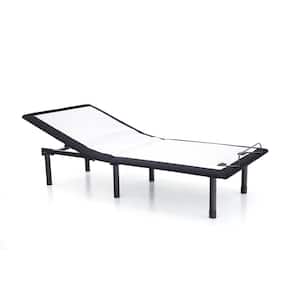 Harmony Black Queen Adjustable Bed Frame With Battery Back up