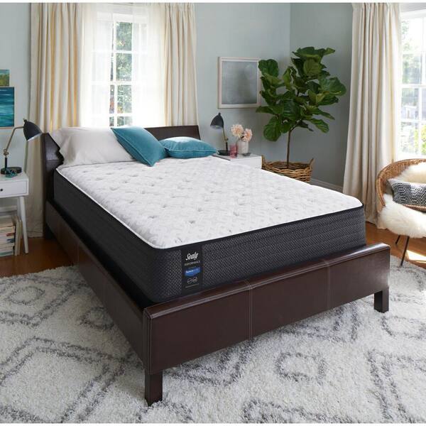 Sealy Response Performance 13 In Twin Xl Cushion Firm Faux Euro Top Mattress Set With 9 In High Profile Foundation 42305131 The Home Depot