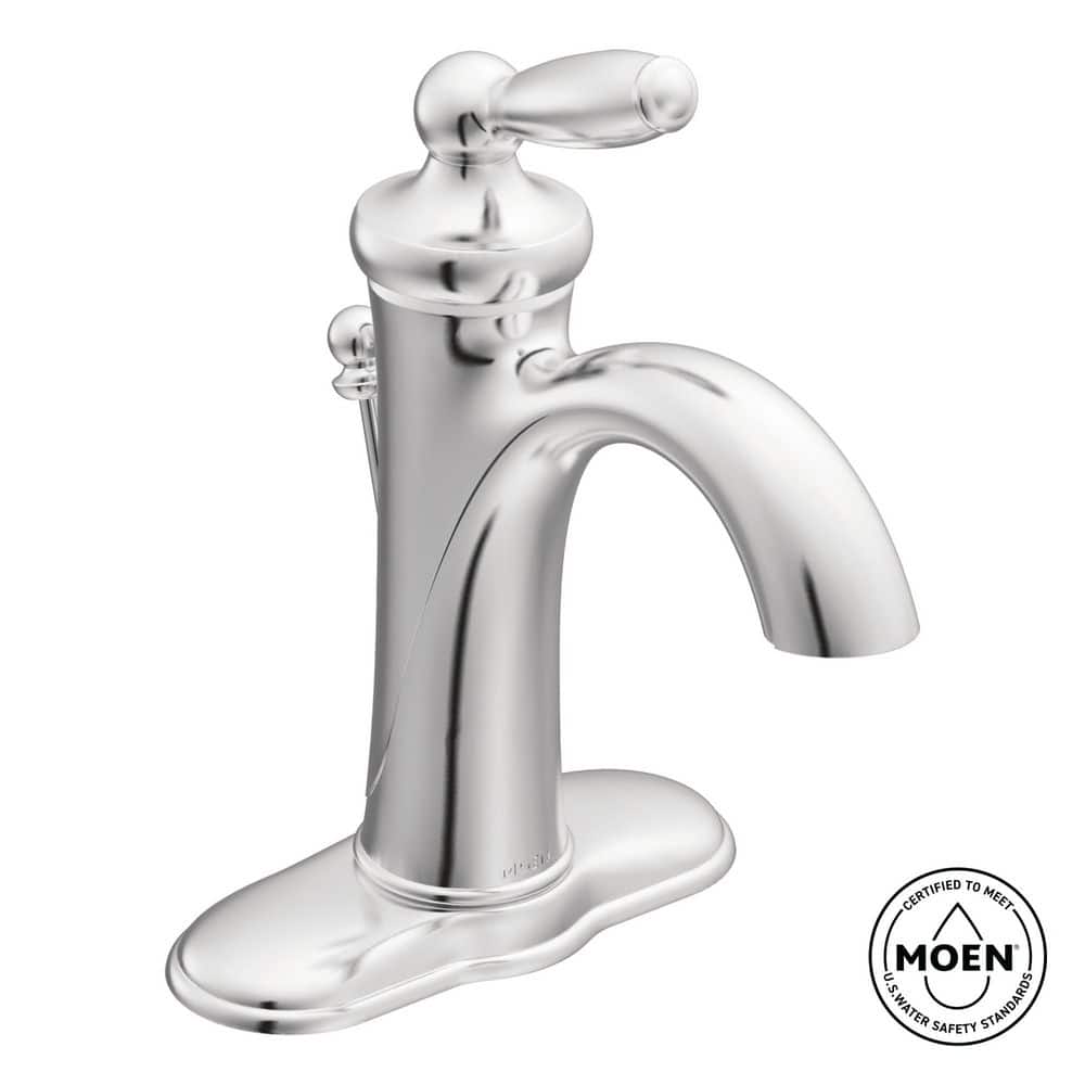 MOEN Brantford Single Hole Single-Handle High-Arc Bathroom Faucet
