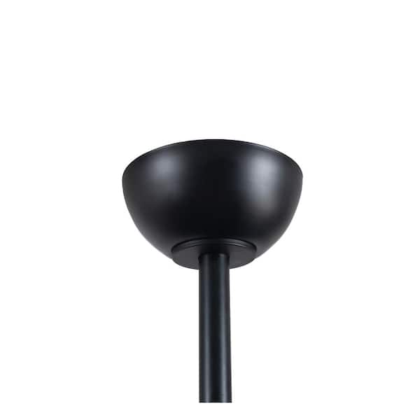 Warehouse of Tiffany Cian 24 in. 1-Light Indoor Black Finish