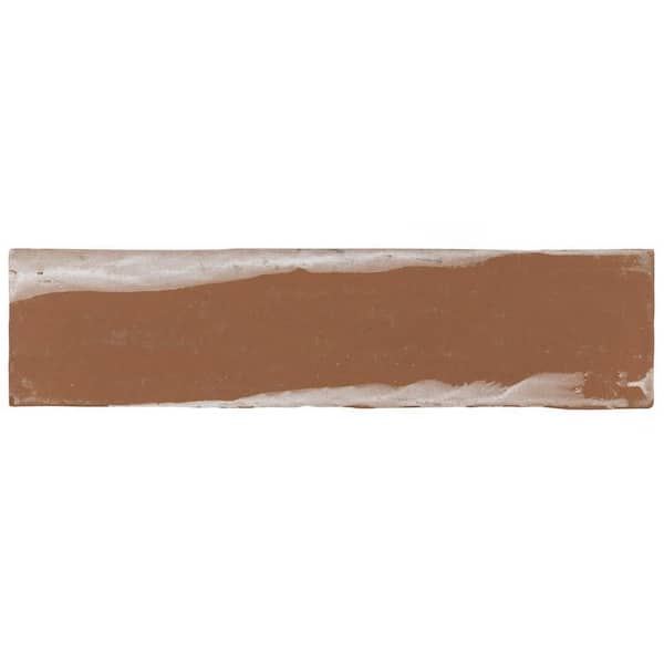 Merola Tile Biarritz White 3 in. x 12 in. Ceramic Wall Tile (5.72