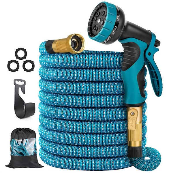 Dyiom 3/4 In. Dia X 25 Ft. Heavy-Duty Garden Hose Water Hose With 10 ...