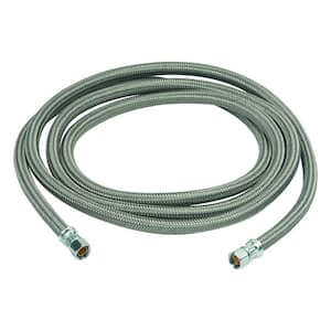 Reviews for Everbilt 1/4 in. COMP x 1/4 in. COMP x 120 in. BurstProtect  Stainless Steel Ice Maker Supply Line