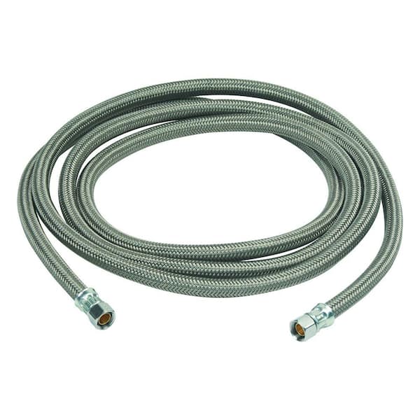 3/8 in. Compression x 3/8 in. Compression x 120 in. Braided Polymer  Dishwasher Supply Line