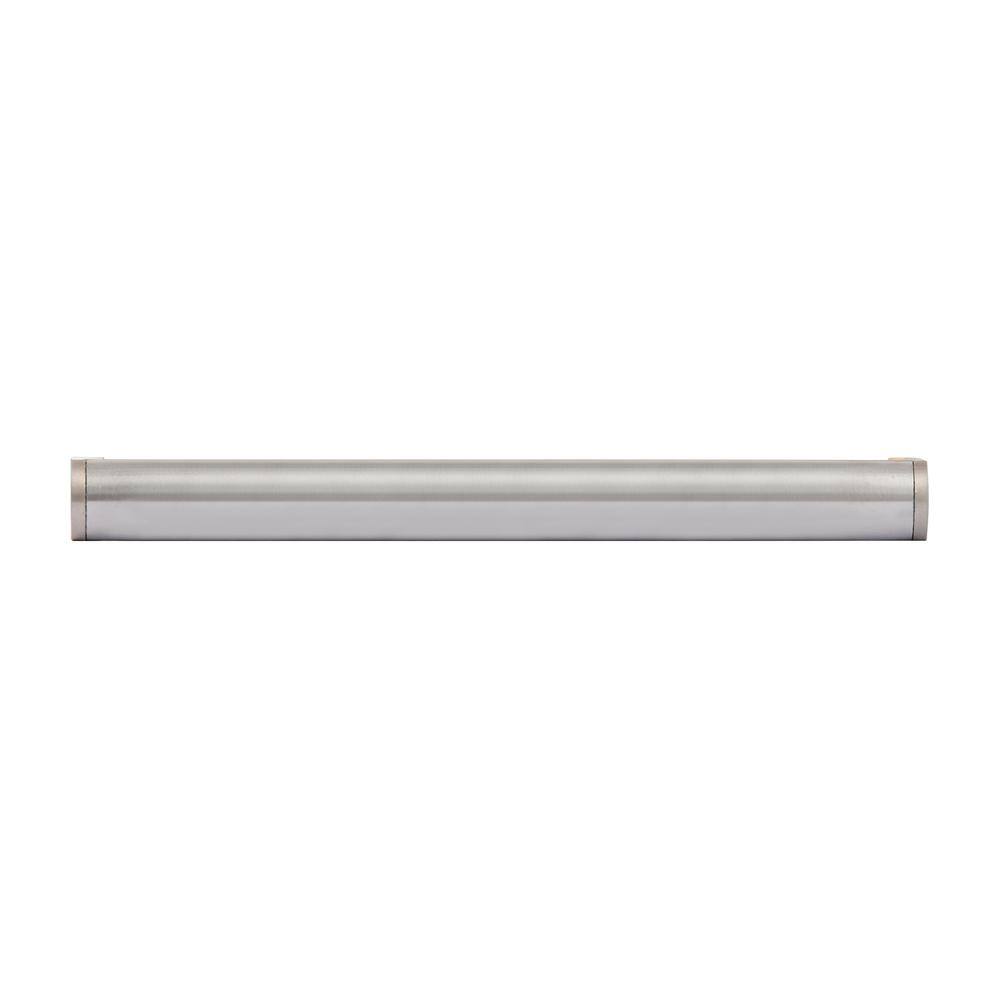 Brushed Nickel Industrial Drop Bail Cabinet Pull with Mounting Hardware