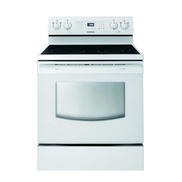 Samsung 5.9 cu. ft. Electric Range with Self-Cleaning in White