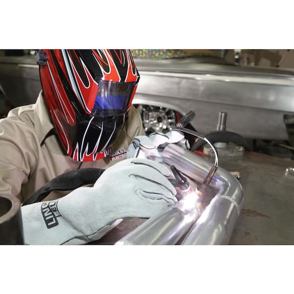 Lincoln Electric Cloth-Lined Leather Welding Gloves KH641 - The