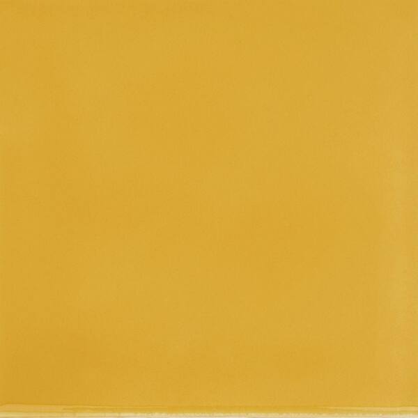 Solistone Hand-Painted Yellow Sol 6 in. x 6 in. x 6.35 mm Ceramic Wall Tile (2.5 sq. ft. / case)