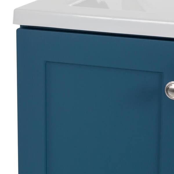 Glacier Bay Lancaster 24 in. W x 19 in. D x 33 in. H Single Sink 