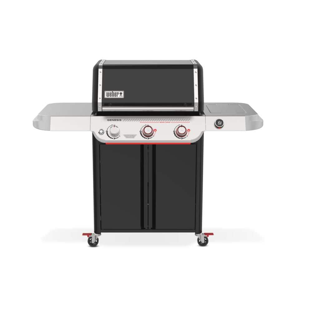 Genesis Smart EX-325W 3-Burner Liquid Propane Gas Grill in Black with Wi-Fi Enabled Digital Thermometer