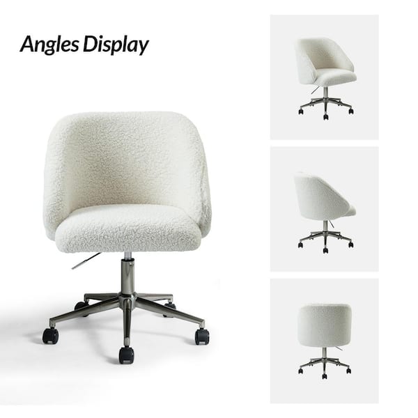 StyleChairPM ベージュ YS-AZ-21A MTG JAYDEN CREATION Ignaz Ivory Boucle Upholstered Task Chair