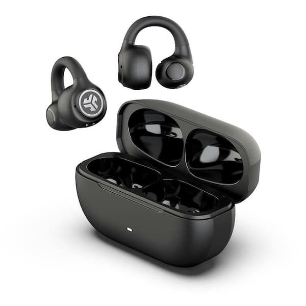 Flex Open Wireless Bluetooth Clip-On Earbuds in Black