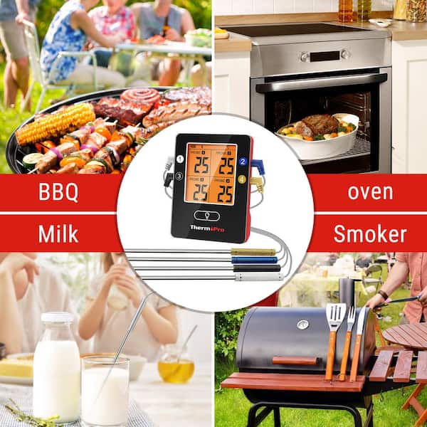 Wireless Smart Bluetooth Meat Thermometer for Oven/Grill/Smoker