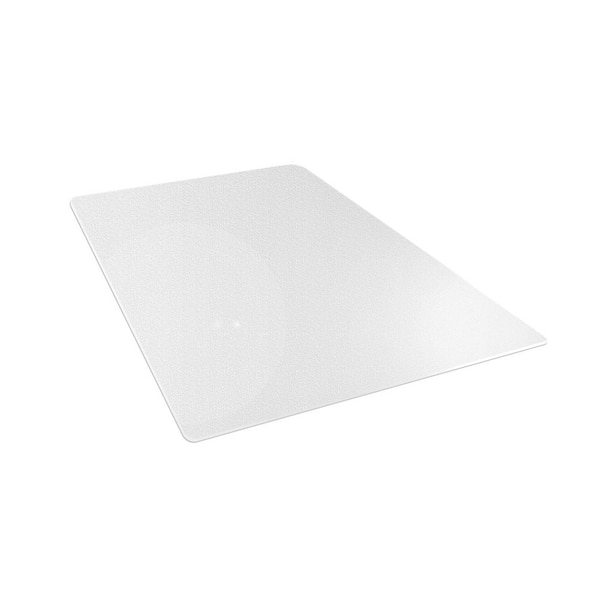 Megamat Clear 35 in. x 47 in. Polycarbonate Extra Thick Rectangular Indoor Chair Mat for Hard Floor and Carpet