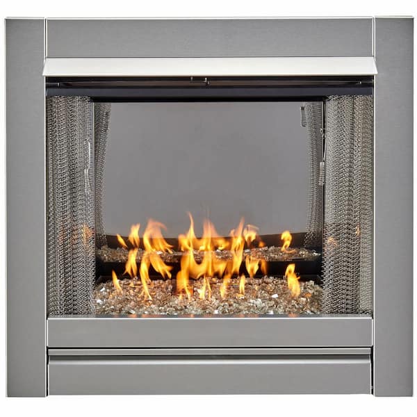 Crystal Fire Glass Media, Outdoor Gas Fireplace With Glass Rocks