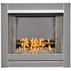 Duluth Forge Dual Fuel Ventless Gas Fireplace - 32,000 BTU, Remote Control, Slate Gray Finish 179260