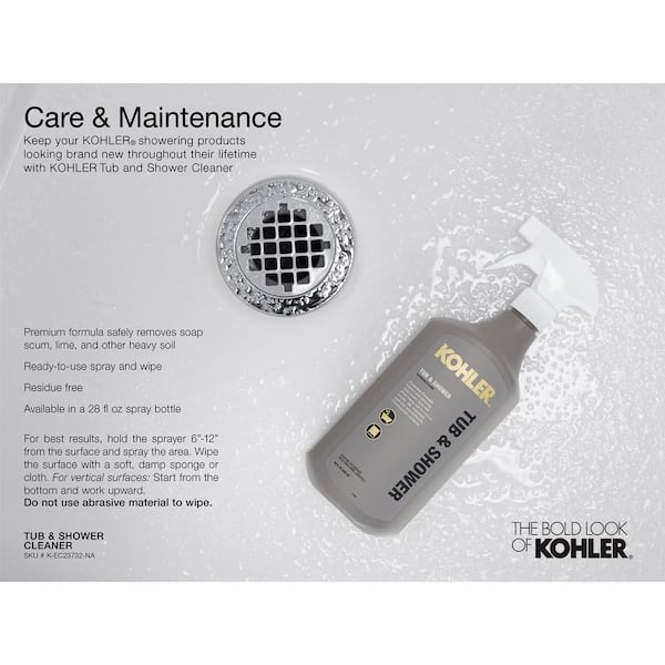 KOHLER Salient 60 in. x 36 in. Single Threshold Shower Base in Thunder Grey