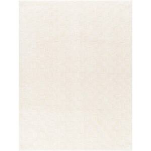 Freud Cream 5 ft. x 7 ft. Checkered Indoor Area Rug