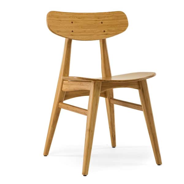 Unbranded Coral Natural Wood Dining Chair (Set of 2)