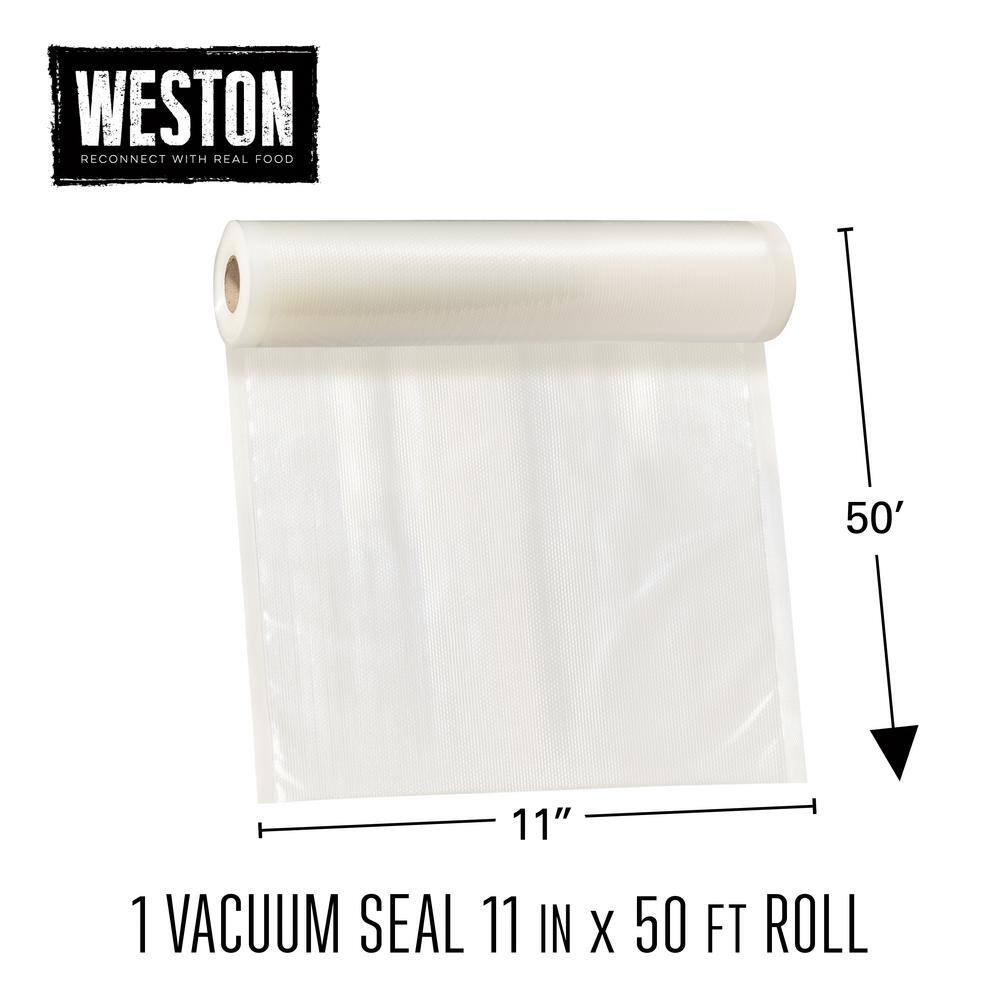 Heavy Duty Clear Vacuum Sealer Bags Roll 11" x 50'