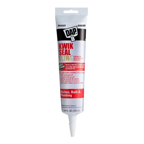 DAP Kwik Seal Ultra 5.5 oz. Biscuit Premium Siliconized Sealant (20-Pack)
