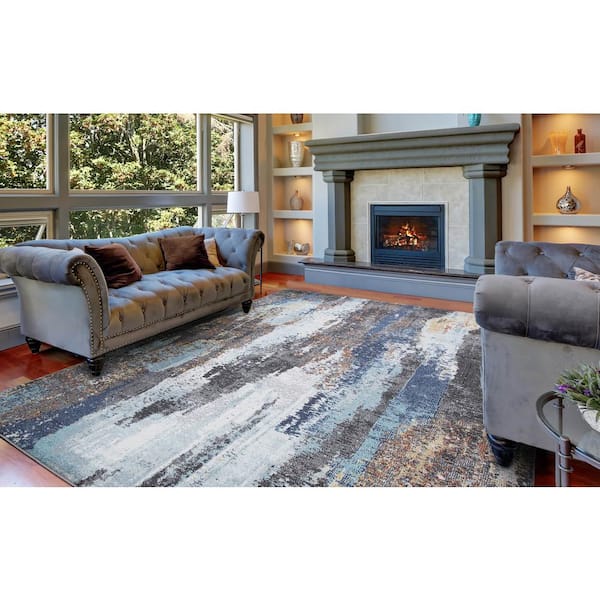 Concord Global Trading Vintage Collection Victoria Multi 7 ft. x 9