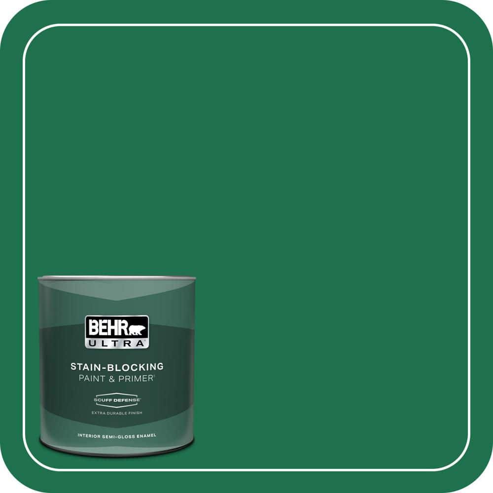 1 qt. #470B-7 Climbing Ivy Extra Durable Semi-Gloss Enamel Interior Paint & Primer price history on PriceWatchPro