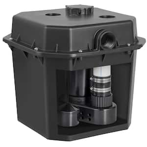 Utility Sink Pump 1/2 HP 120-Volt 3500 GPH 28 ft. Submersible Under-Sink Sump Pump System with 1-1/2 in. NPT Outlet