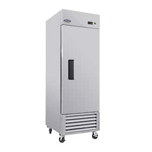 27 in. 23 cu.ft. Auto/ Cycle Defrost Commercial Upright Freezer in Stainless Steel, -10°F to 10°F