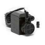 290 GPH Low Water Auto Shut-Off Submersible Fountain Pump