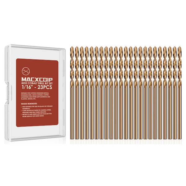 1/16 in. Cobalt Drill Bit Set (23-Piece)