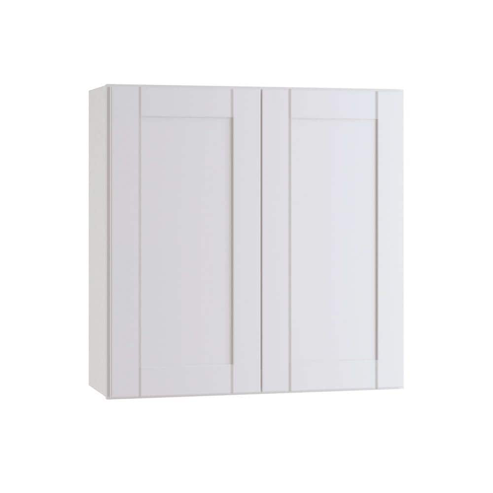 Washington Vesper White Plywood Shaker Assembled Wall Kitchen Cabinet Soft Close 36 in W x 12 in D x 36 in H price history on PriceWatchPro