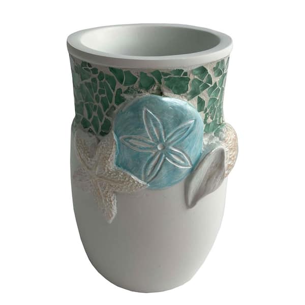 Sweet Home Collection Seascape Tumbler Bathroom Accessory (1 Piece)