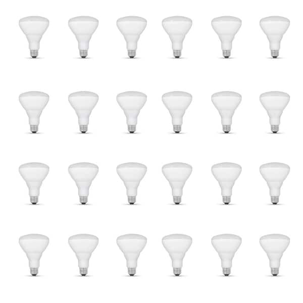 65-Watt Equivalent BR30 Dimmable CEC Compliant 90 CRI CEC Title 20 E26 Flood LED Light Bulb Bright White 3000K (24-Pack)