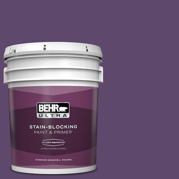 BEHR ULTRA 5 gal. #S-G-660 Wild Grapes Extra Durable Eggshell Enamel Interior Paint & Primer