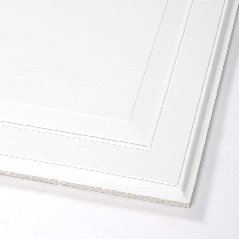 White 24x24 Mineral Fiber Acoustic Ceiling Tiles with Tegular Edge