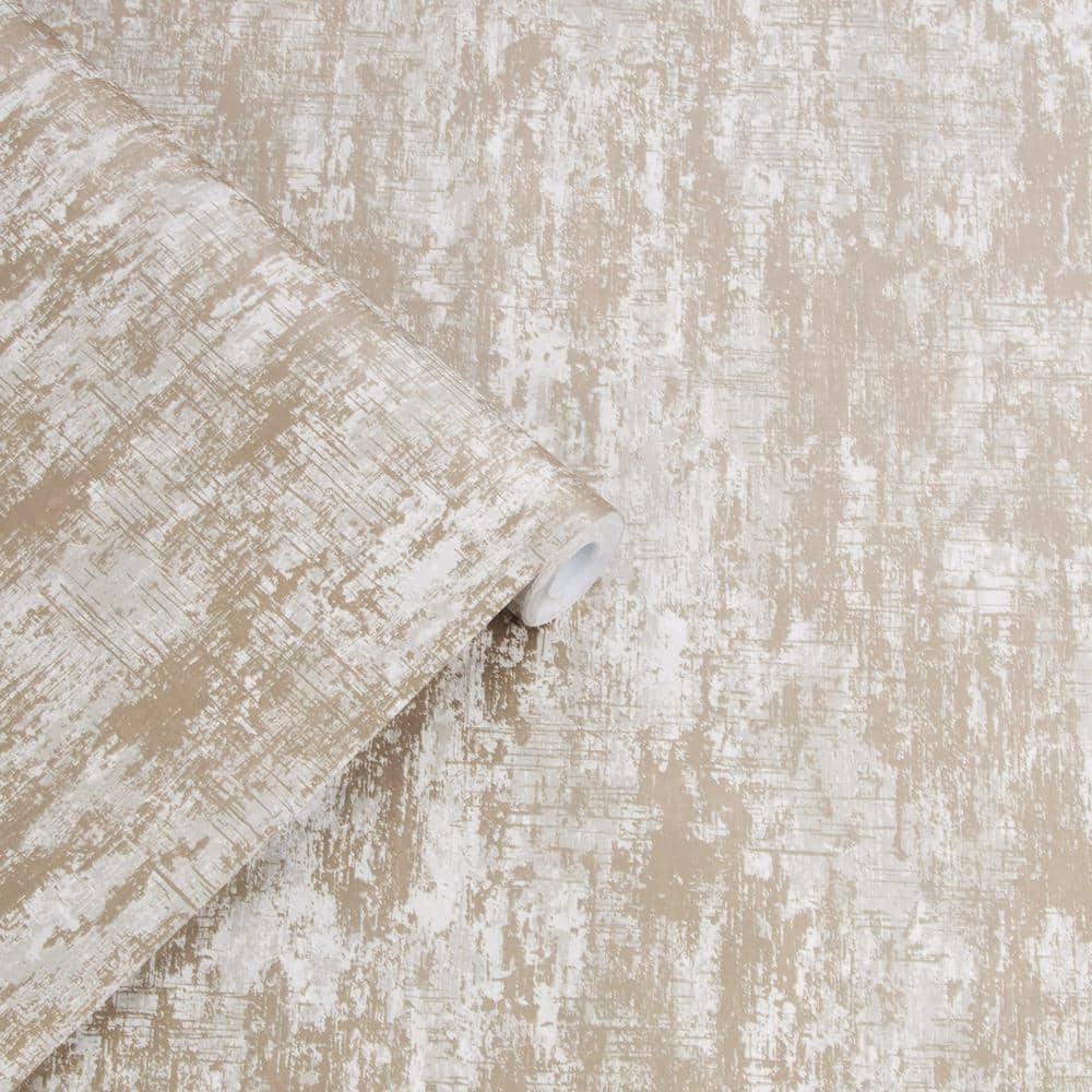 Whinfell Champagne Metallic Removable Washable Wallpaper