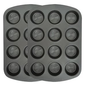12 Cup Metal Muffin Pan (2-Pack)