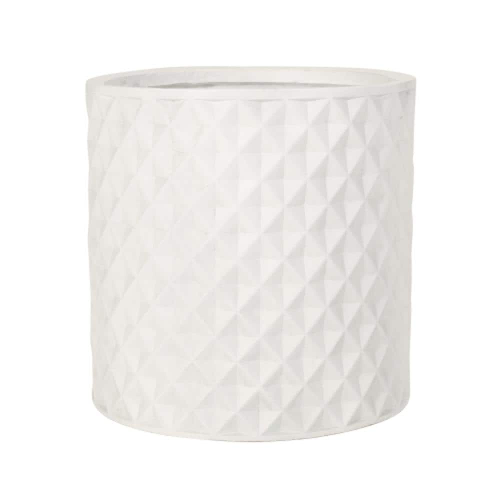 Vale 15.75 in. Outdoor Lightweight Concrete Planter with Natural Stone Finish White price history on PriceWatchPro
