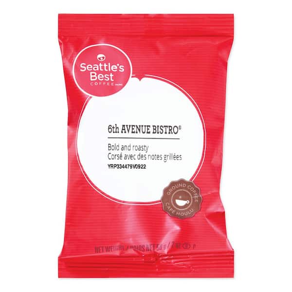 Unbranded 2 oz. Premeasured Coffee Packs, 6th Avenue Bistro, Coffee Grounds, 18/Box
