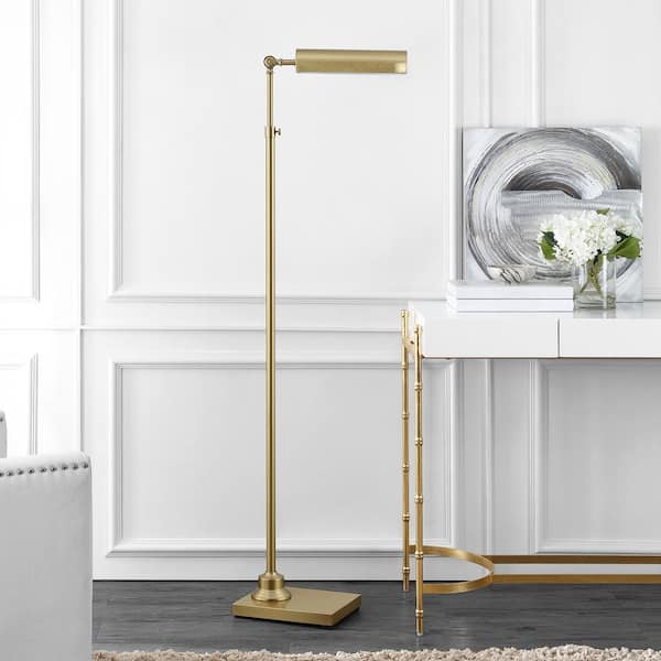 Renla 64.5 in. Brass Gold Floor Lamp