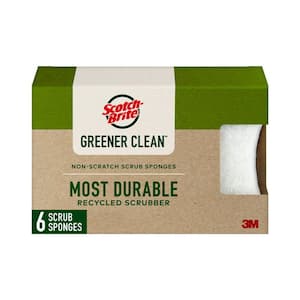 Greener Clean Non-Scratch Scrub Sponge (3-Pack)
